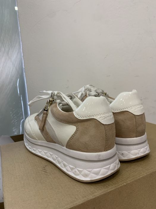 Tamaris skorzane damskie sneakersy rozmiar 38