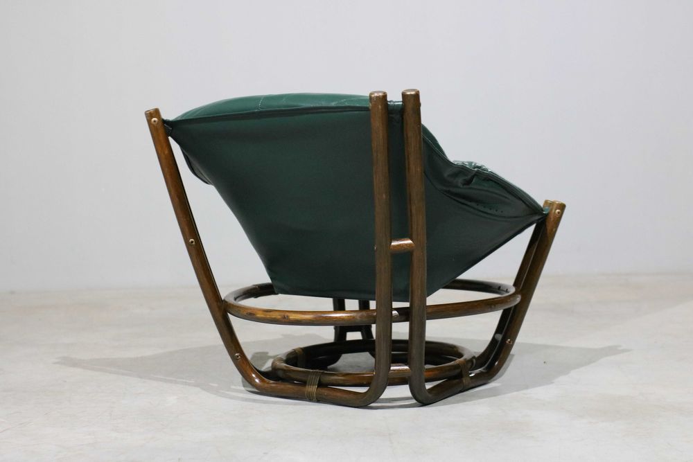 Par de poltronas nórdicas em bambu | Design nórdico