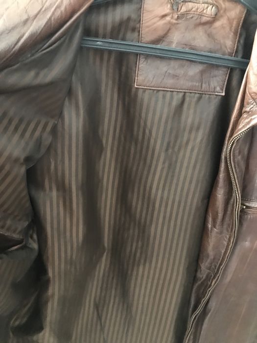 Кожаная куртка мужская