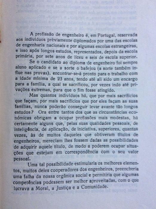 Obtenção de diplomas de engenheiro pelos autodidactas. Tese, 1948