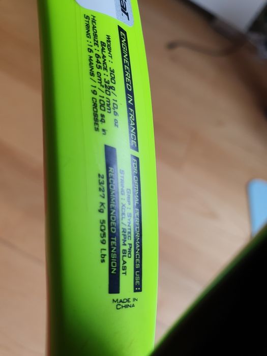 Babolat Pure Aero La Decima r2 w 300g b 320 g 645 rakieta tenis nadal