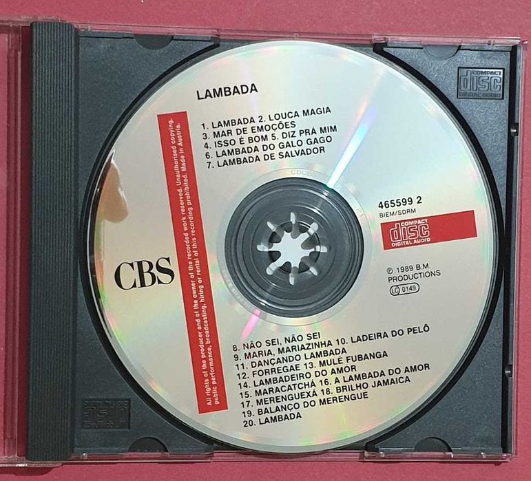 CD - Lambada (Dança)