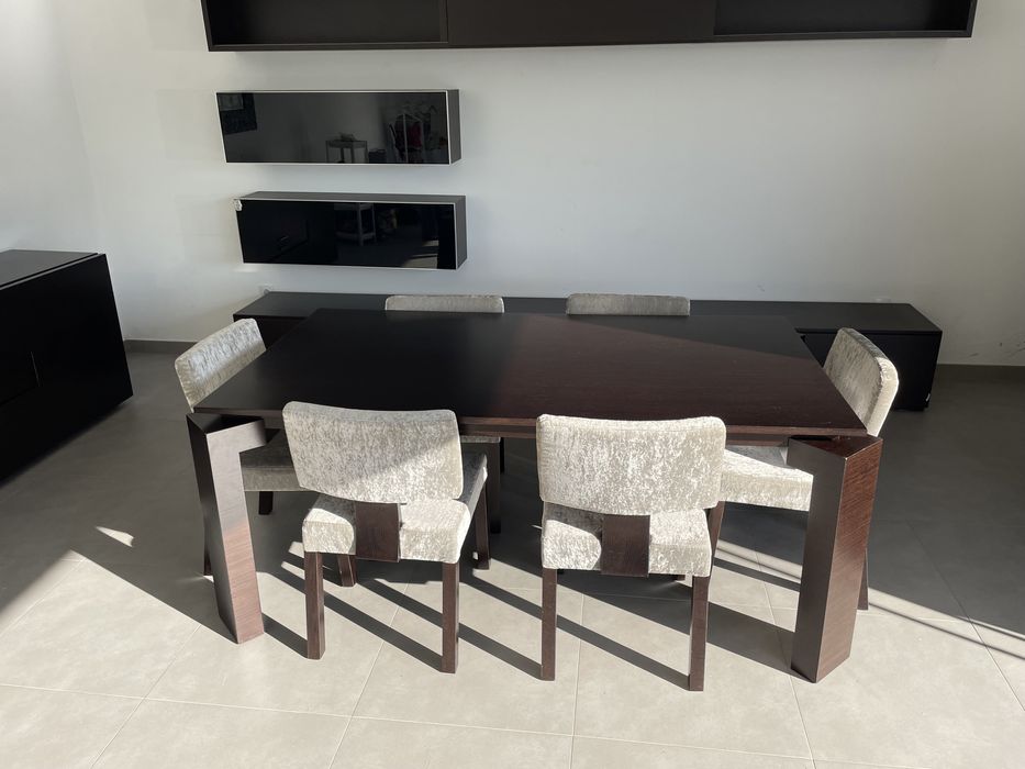 Conjunto sala em wengue