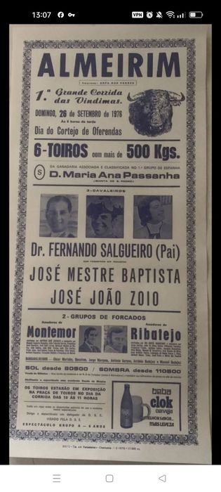 Cartéis Taurinos Variados