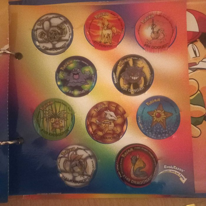 Colecao de tazos pokemon