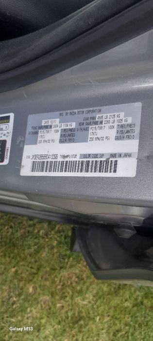 Mazda CX7 2011 Rok