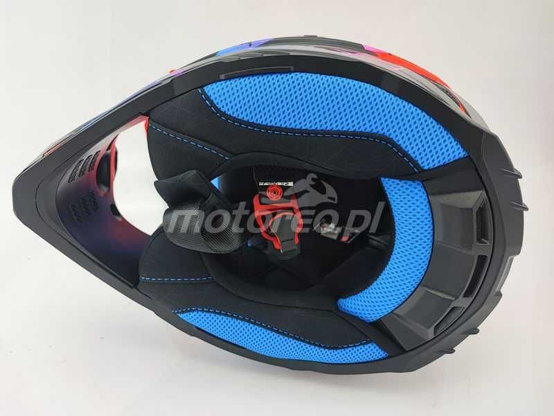 WYPRZEDAŻ Kask LS2 MX708 Fast 2 WASH Red Enduro/Cross /ATV