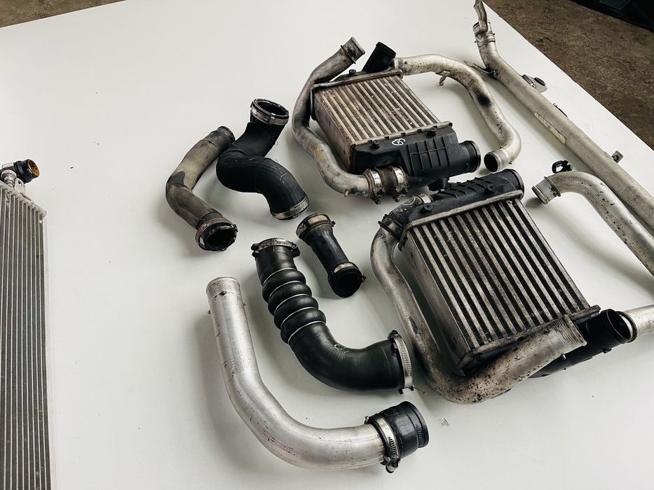 Радіатор Інтеркулер Audi A6 C6 2.7 3.0 Патрубок Шланг Интеркулер