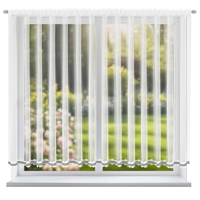 ‼️WYPRZEDAŻ ‼️Gotowa firanka 150x300 prosta biała