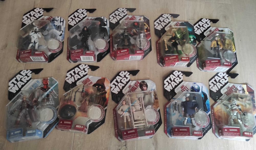 Figurki Figurka STAR WARS Gwiezdne Wojny CAŁA KOLEKCJA 2007rok