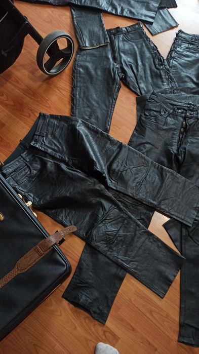 Spodnie skórzane damskie 8 sztuk