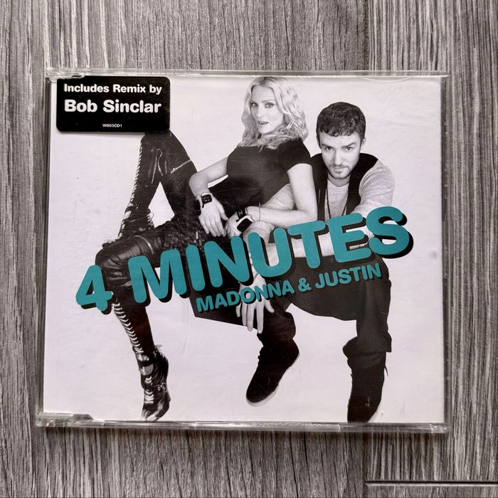 Madonna & Justin Timberlake - 4 Minutes CD (2008, 2 tr.)