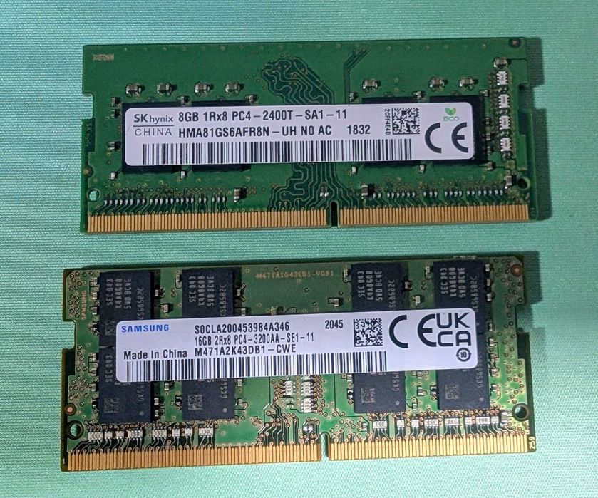 Memória DDR4 para portátil 8GB e 16GB