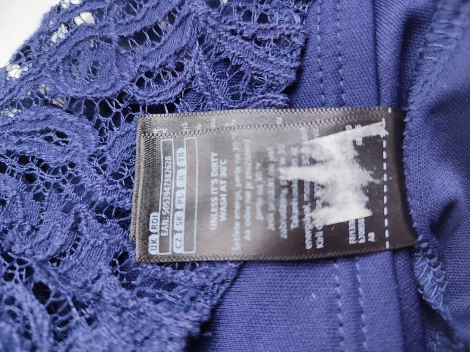 Маленька акуратна синя сукня