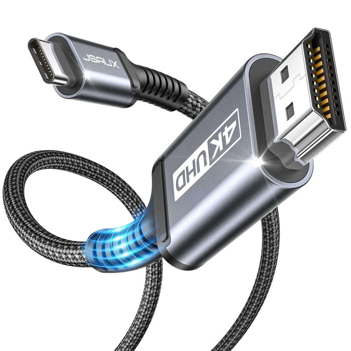 Kabel usb-c do hdmi jsaux cv0029 2m 4k uhd do macbook iphone