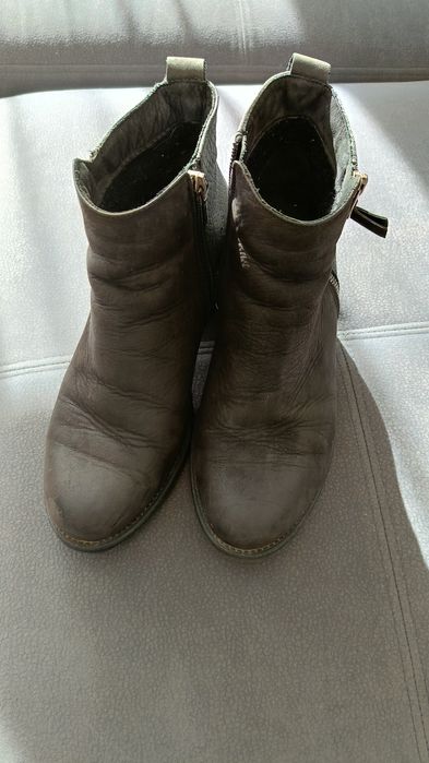 LAN Kars botki damskie skórzane 38