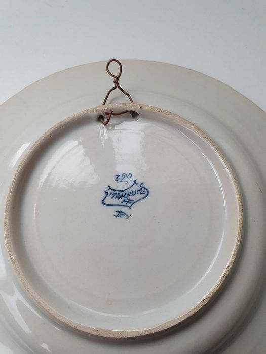 Prato Delfts, Tichelar Makkum, série pavão, 380, por Pieter Jans, 1900