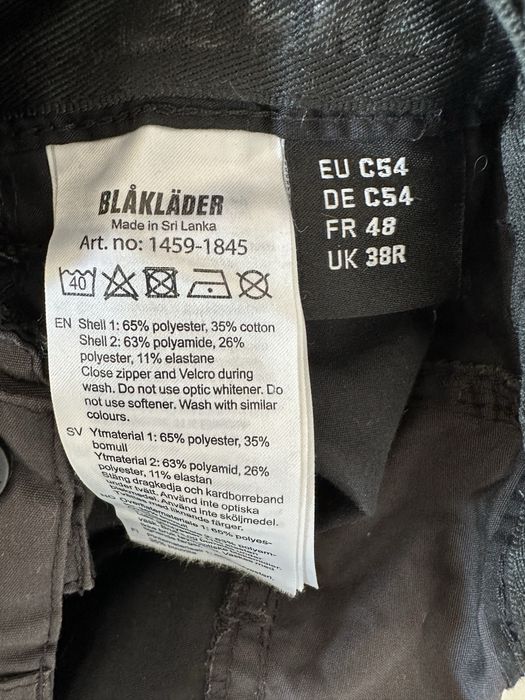 Spodnie robocze Bläkläder Workwear ze Strechem