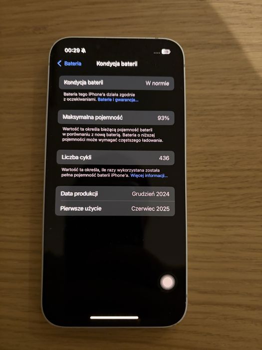 Apple Iphone 16e 128GB Biały