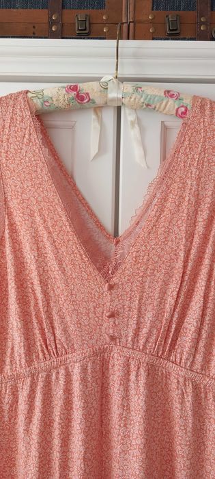 Camisa de noite fresca com renda por estrear WS tamanho XL/L