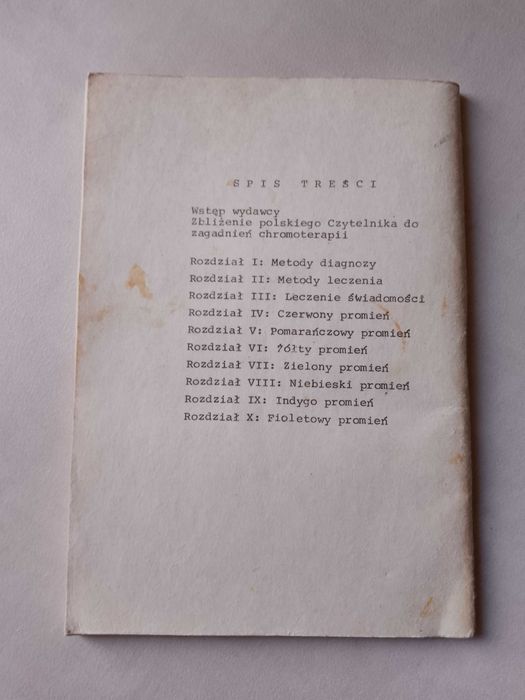 R. Hunt "Leczenie kolorami"