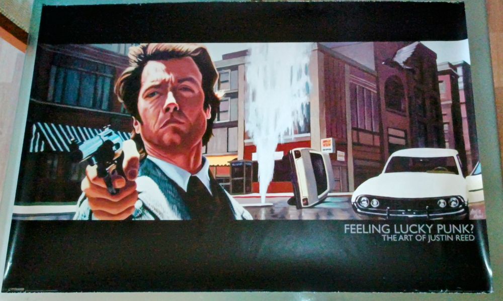 Cartaz original Clint Eastwood - Feeling Lucky Punk?