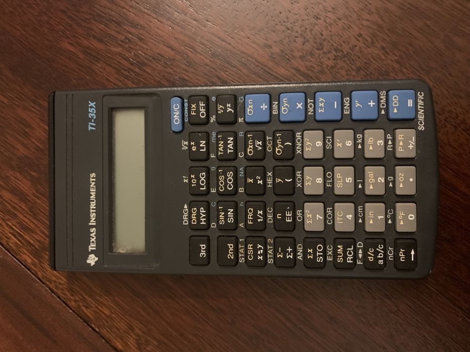 Maquina cientifica texas como nova