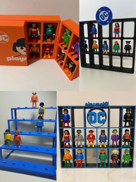 Полички під супергероїв DC Playmobil funko pop, стенд підставка