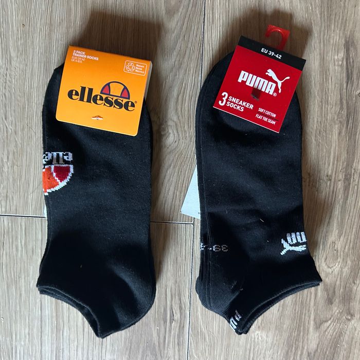 PUMA + ELLESSE 39 - 42 skarpetki 6 szt