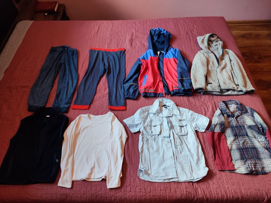 Paczka ubrań dla chłopca, rozmiar 116.