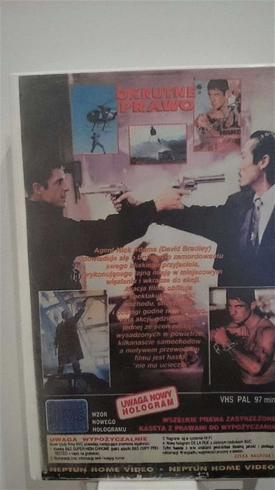 Okrutne Prawo -  OPERACJA SCORPION - Rycerz Uliczny  - VHS Filmy Magnetowid