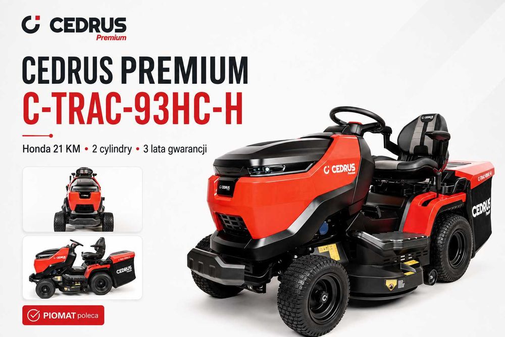 Cedrus C-TRAC-93HC-H Premium Traktorek Honda 3 lata gwarancji