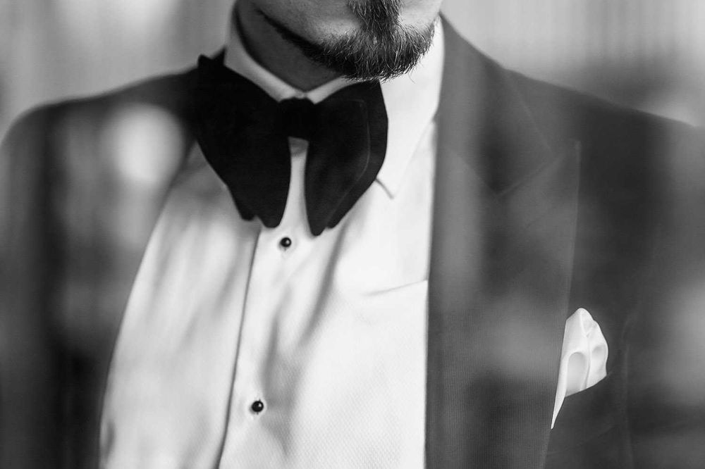 NOWA czarna aksamitna mucha męska garniturowa smokingowa muszka ślubna