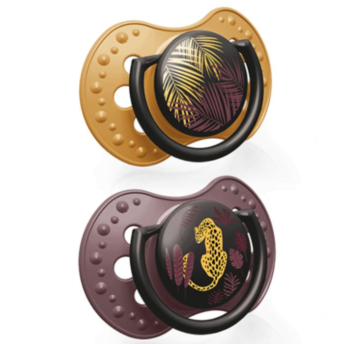 Smoczek 0-3m silikonowy dynamiczny Jungle Vibes Girl - LOVI