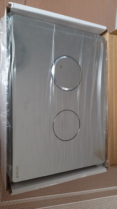 Przycisk CERSANIT ACCENTO chrom oval S97-056