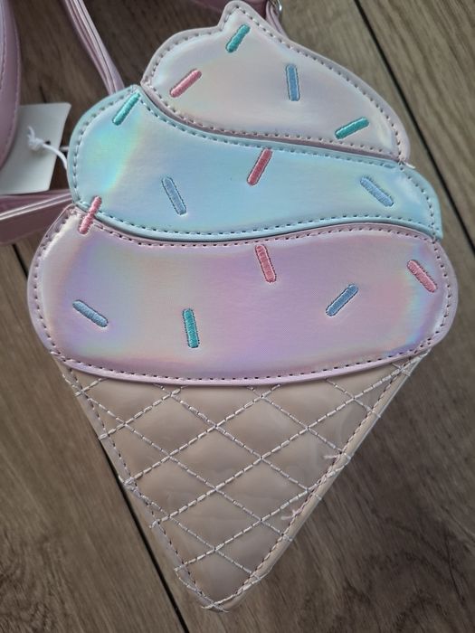 Torebka dziewczęca rożek lodowy mieniąca się Reserved