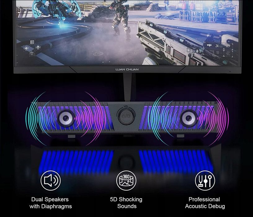 Smalody Głośniki komputerowe, Głośniki PC rgb