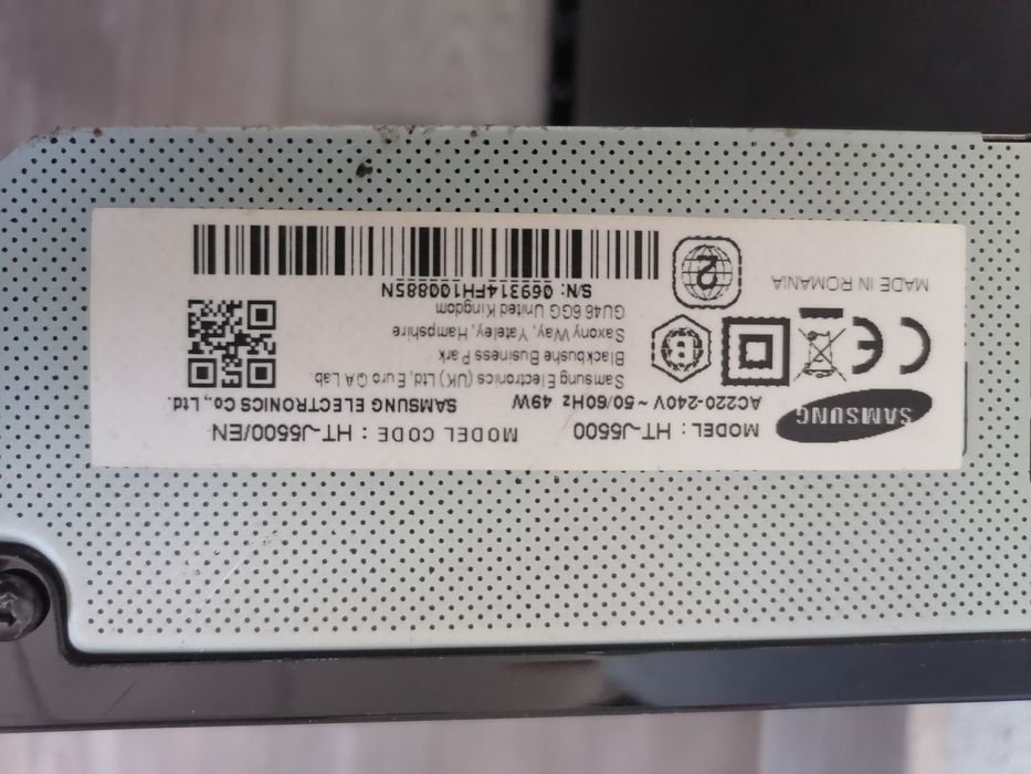 Kino domowe Samsung kpl. Niestety nie sprawne