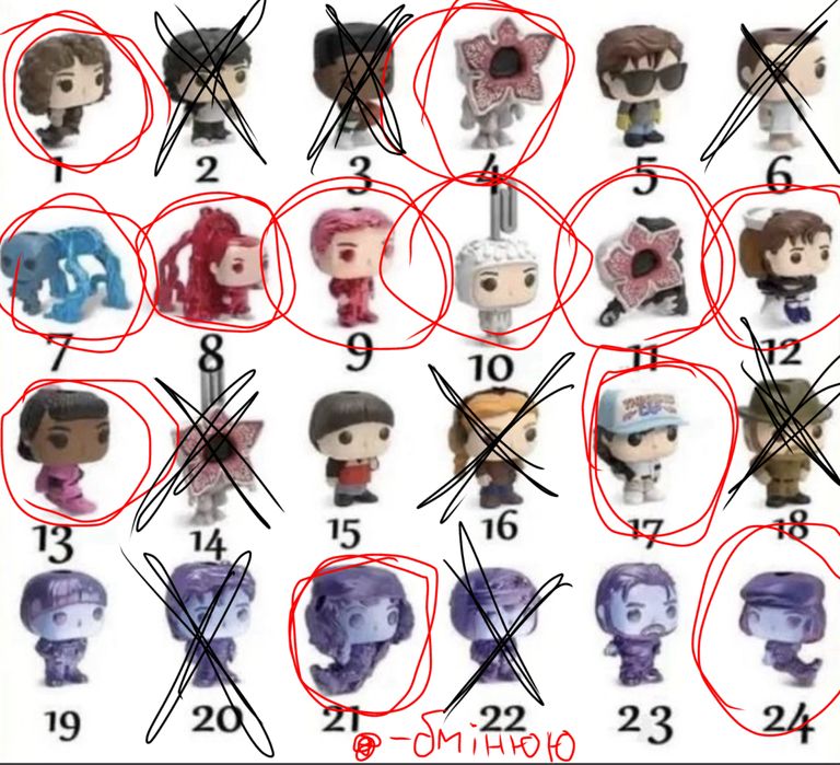 Kinder Joy Stranger Things обмін/продаж повторок