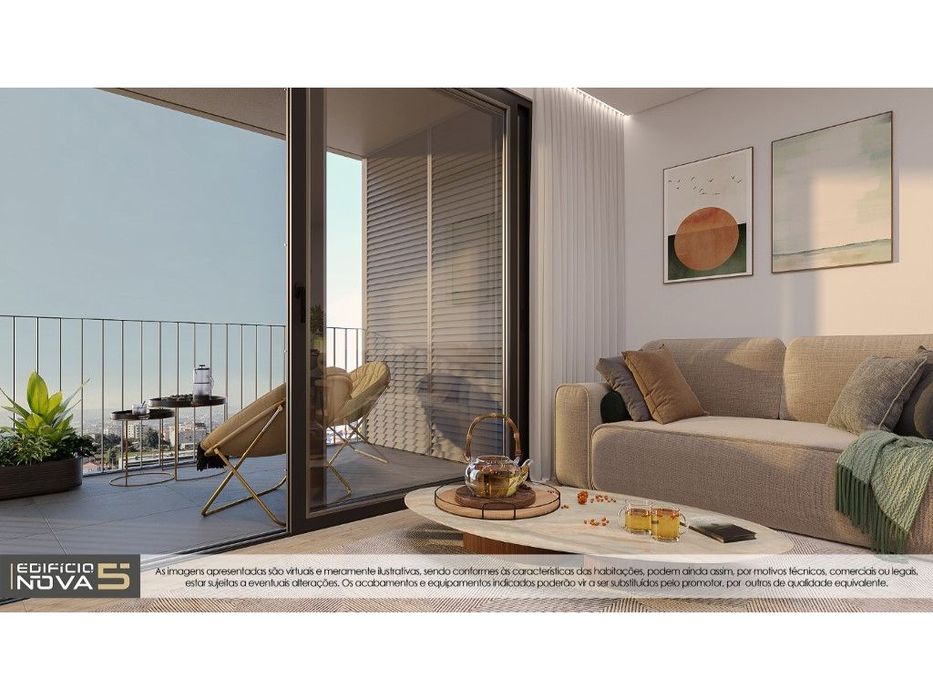 Apartamento T 2 + 1 terraço,São João da Madeira