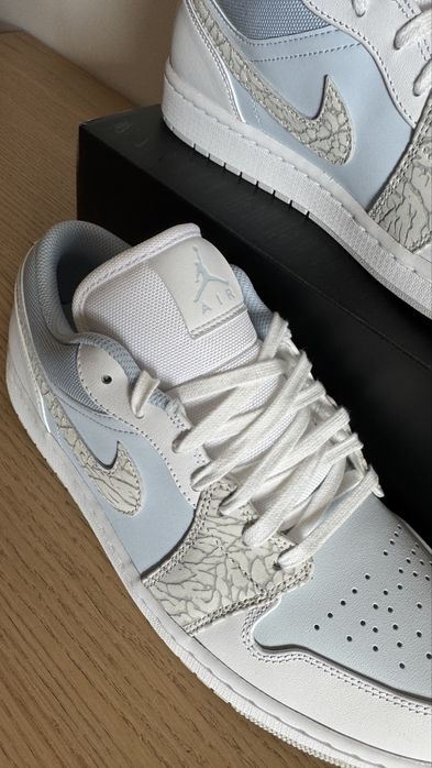 Air Jordan 1 Low SE “Blue Tint / Sail / White / Grey Fog” | rozmiar 46