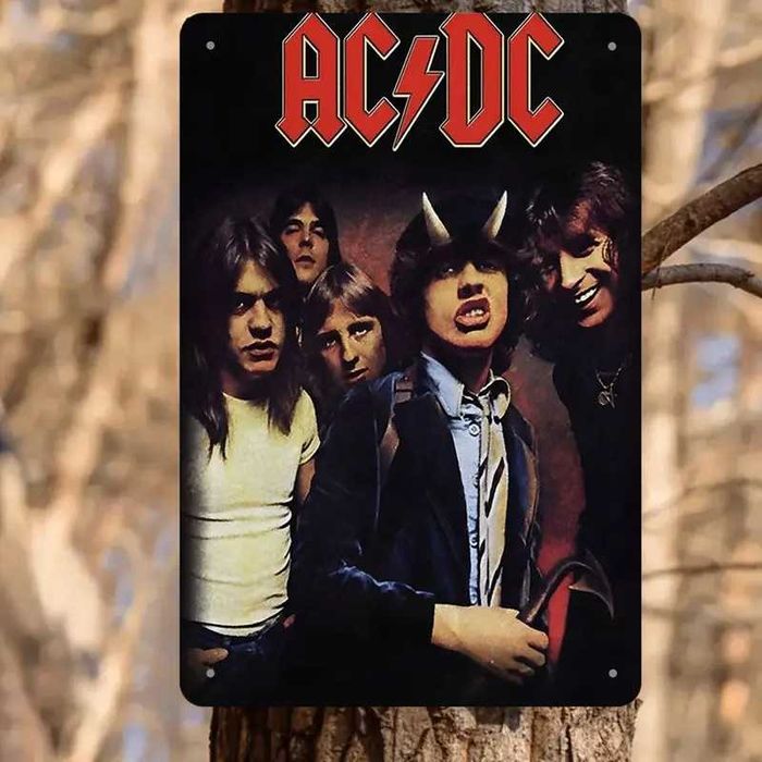 Quadro Vintage banda musica AC/DC - Bandeira Burzum