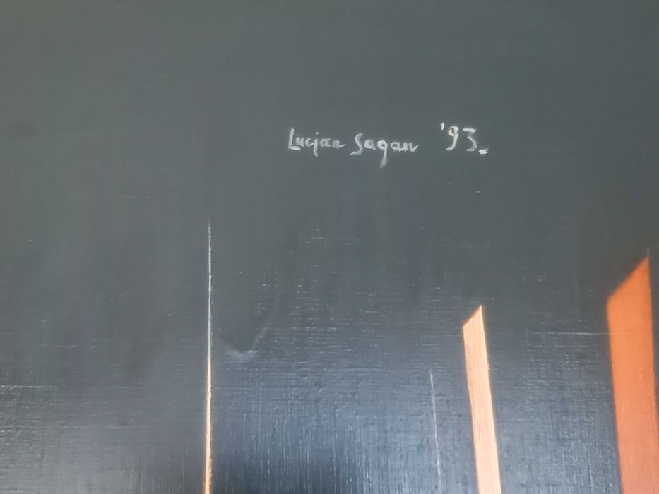 Obraz ręcznie malowany Lucjana Sagana 1993