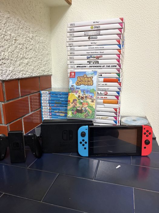 Nintendo Switch com Animal crossing