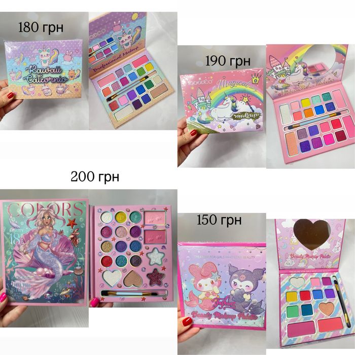 Косметика дитяча набір косметики дитячий лаки для нігтів дитячі