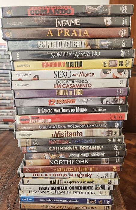 180 dvd's selados