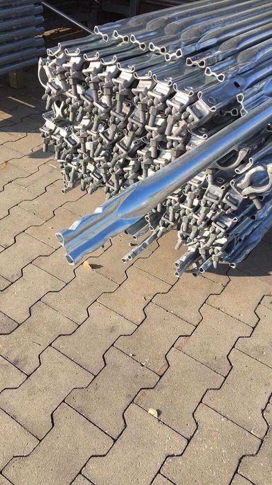 Aluminiowe  nowe rusztowanie lekkie typ Plettac 10,30x15= 155m2 KOMPLETNE na ścianę fasadową