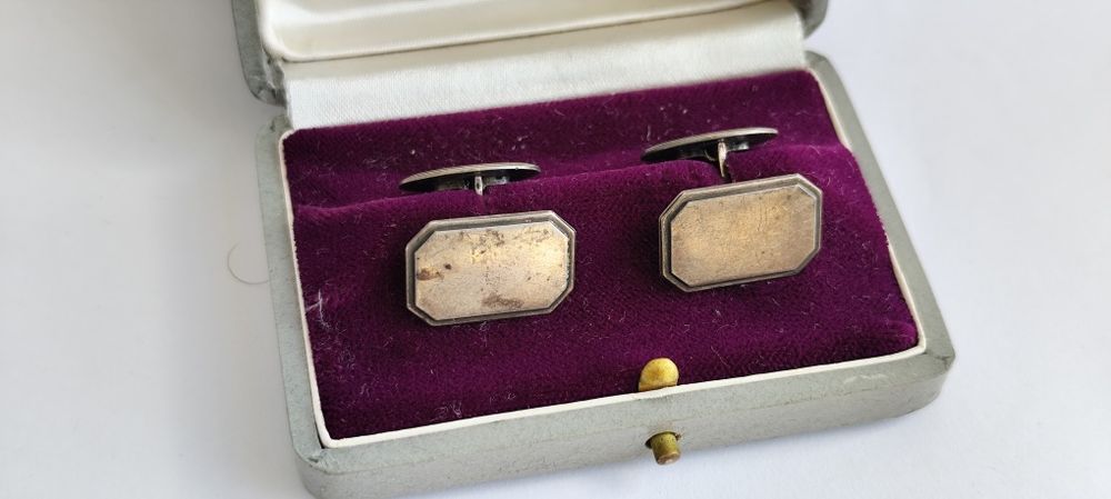 Серебряные запонки 1942г. Швеция.