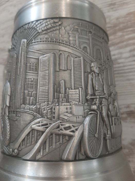 Элитная оловянная кружка Tumasek Pewter 97% (Сингапур), 687 грамм ОЛХ доставки НЕТ