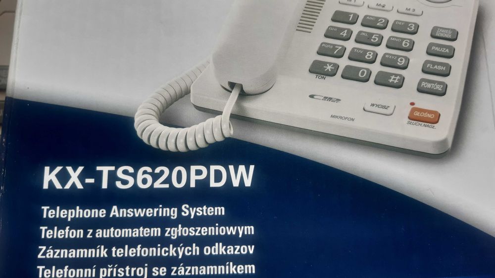 Telefon stacjonarny Panasonic KX-TS620PDW